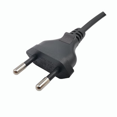 Quality  EU 2Plug C7 Extension Power Cord PVC H03VVH2-F For Appliance And Equipment factory
