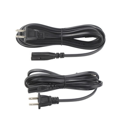 Quality  Japanese standard power cord Two Plug With Ground Wire Tail End Power Cord Japan Power Cord  Three Core Plug factory