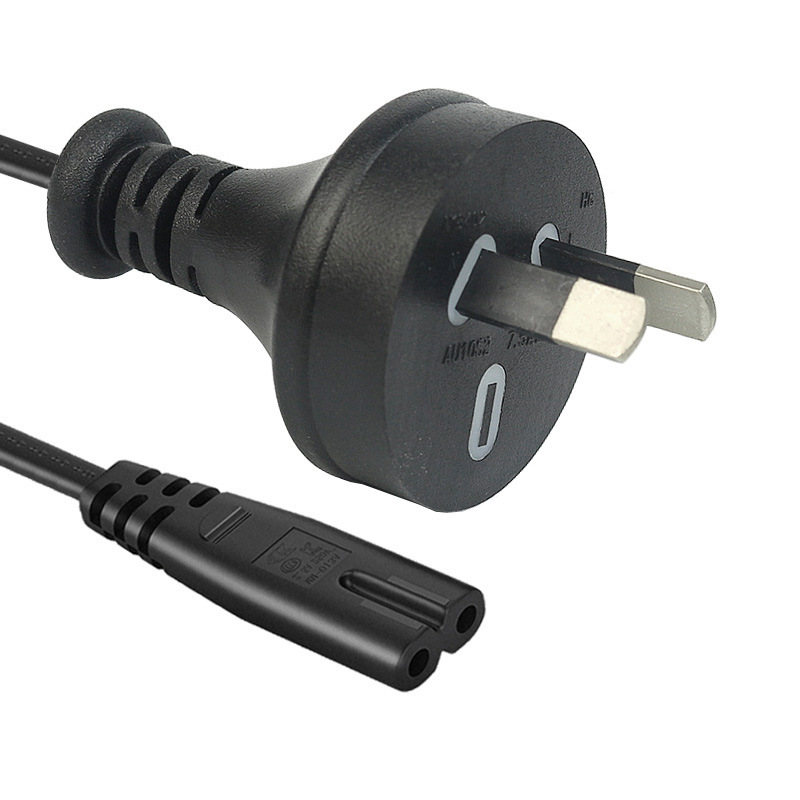SAA Certified 2-Pin AU Plug with Female Connector