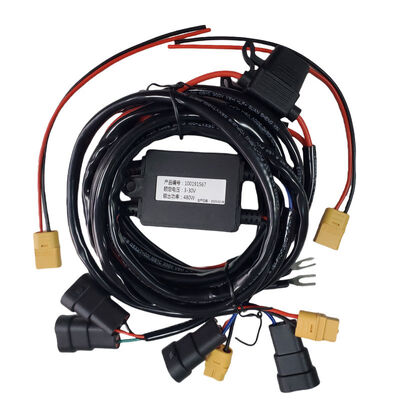 Automotive LED Headlight Harness 12V 40A Dual Relay 280W PVC Insulation