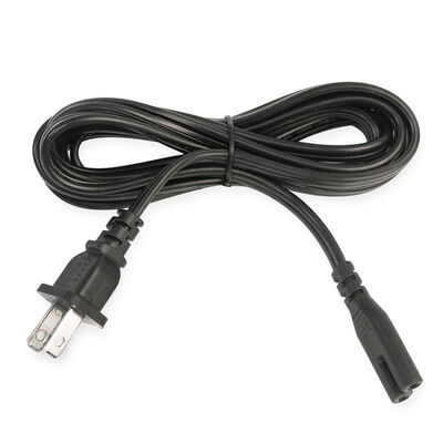 Japanese standard power cord 2 Flat Poles PSE Certified Power Plug Commercial Use Black 1.5M Cable 7/12/15A Extension Cord