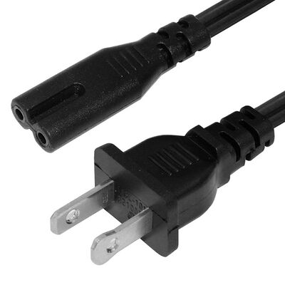 Japanese standard power cord 2 Flat Poles PSE Certified Power Plug Commercial Use Black 1.5M Cable 7/12/15A Extension Cord