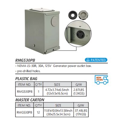50-amp NEMA 14-50R and 30-amp TT-30R RV Power Distribution Pedestal with 20-amp GFCI Duplex for Campground Power Station