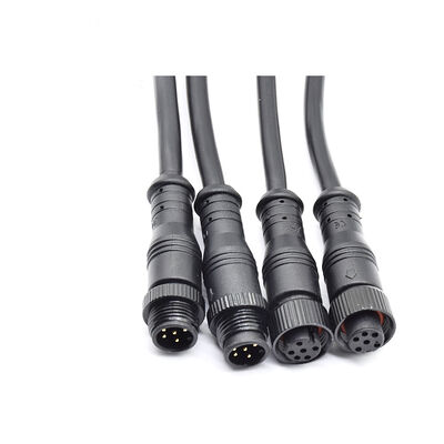 Waterproof Plug M12 Cable Male Female Plug ConnectorPin Sensor Outdoor Light Led Waterproof Aviation Wire