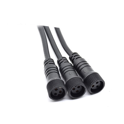 Waterproof Plug M12  Nylon Waterproof Plug Power Cord IP67 2-8P Single Head Soldered at Tail Indoor Outdoor Use